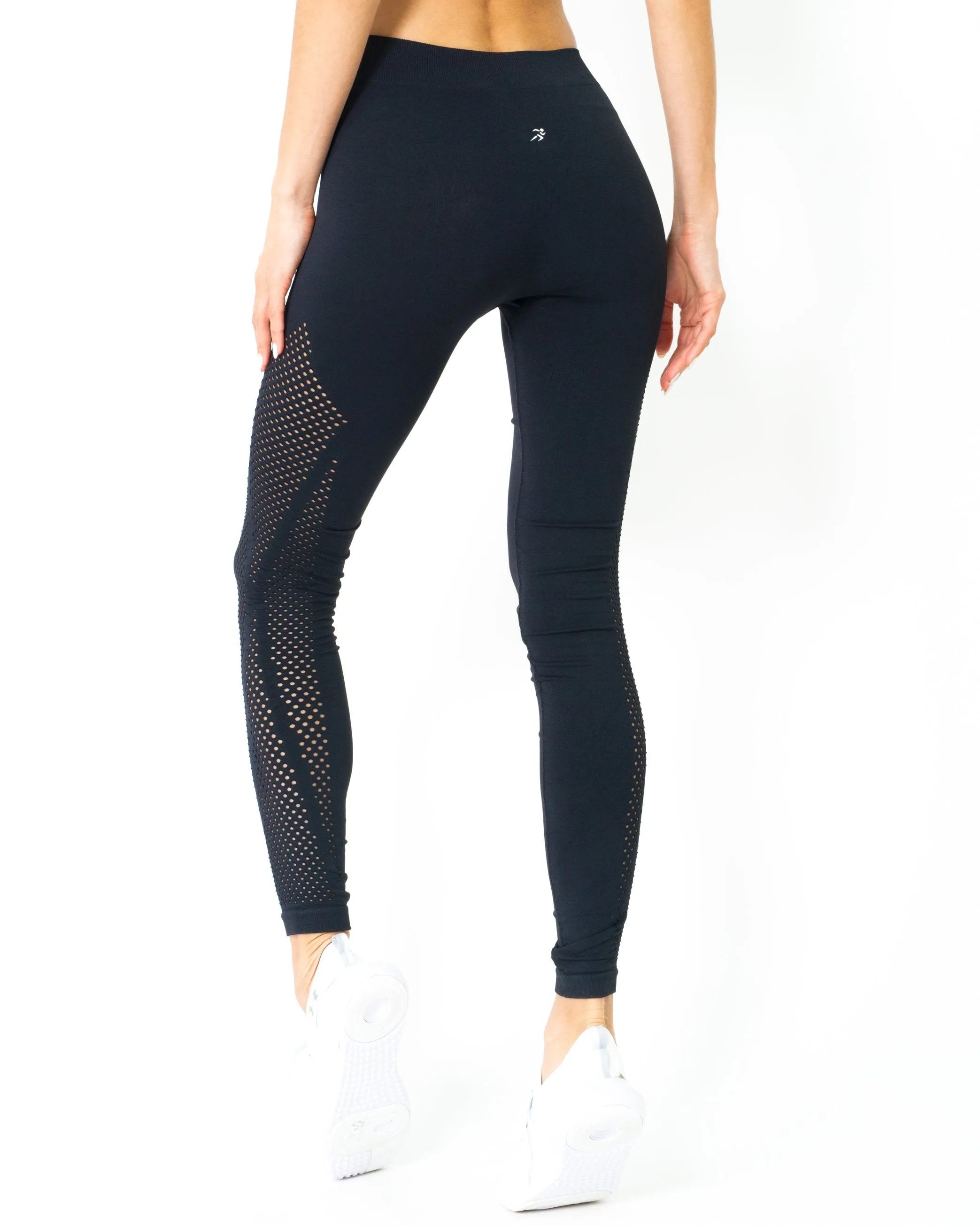 Milano Seamless Legging - Black MADE IN ITALY