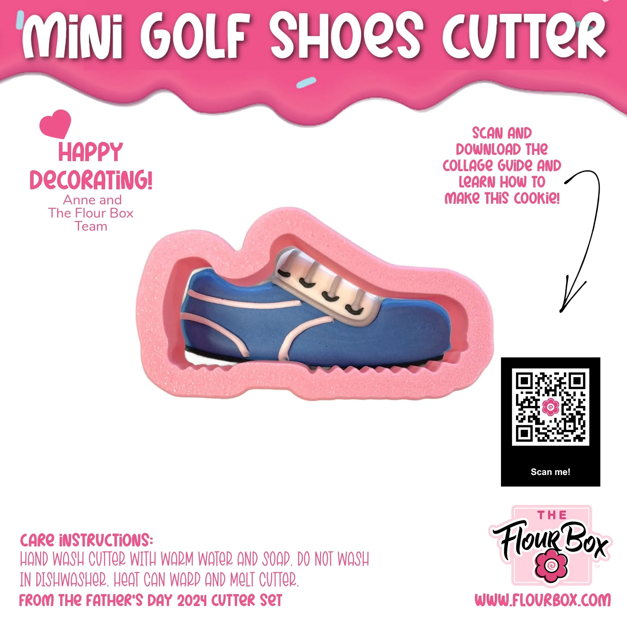 Mini Golf Shoes Cookie Cutter