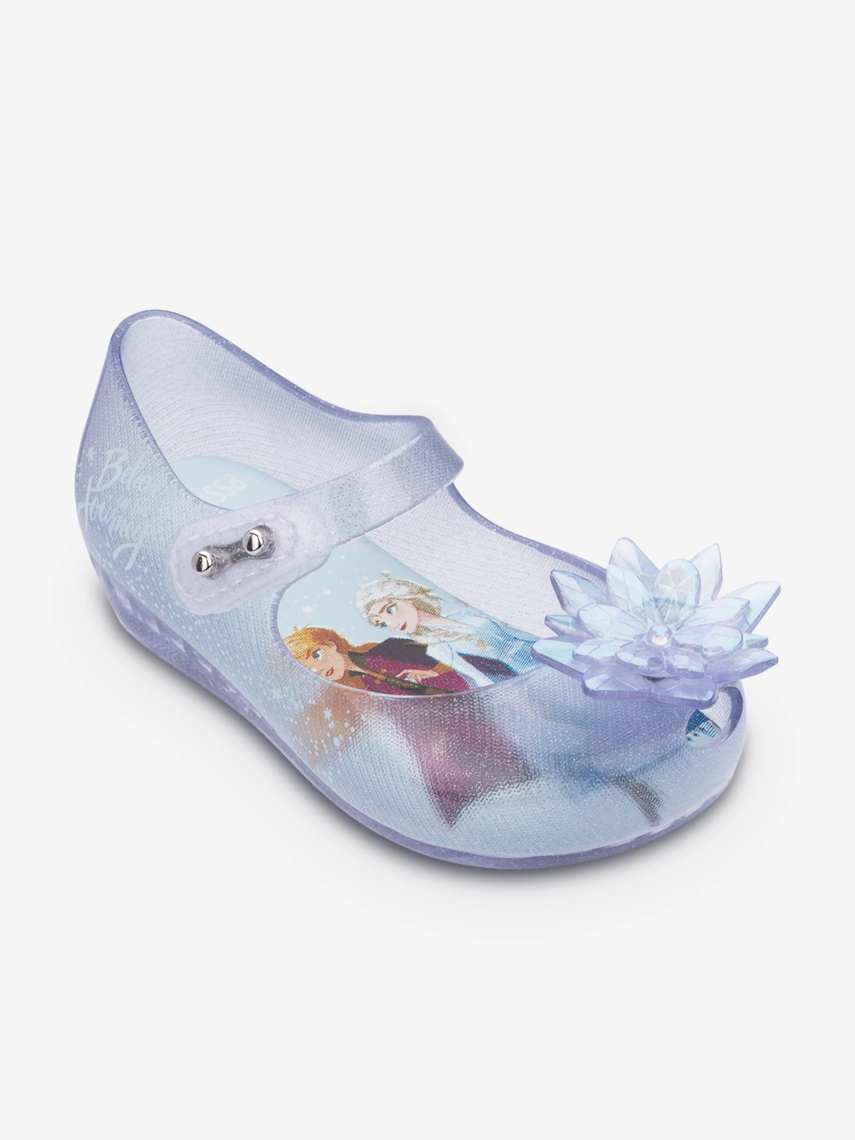 Mini Melissa Girls Ultragirl Frozen Shoes in Blue