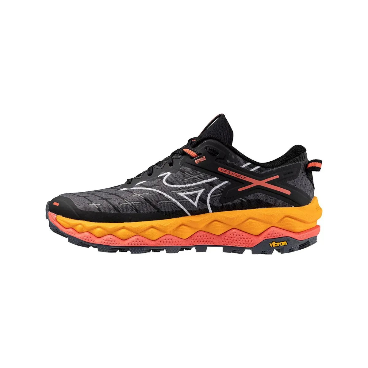 Mizuno Wave Mujin 10 Black Orange SS24 Women's Sneakers