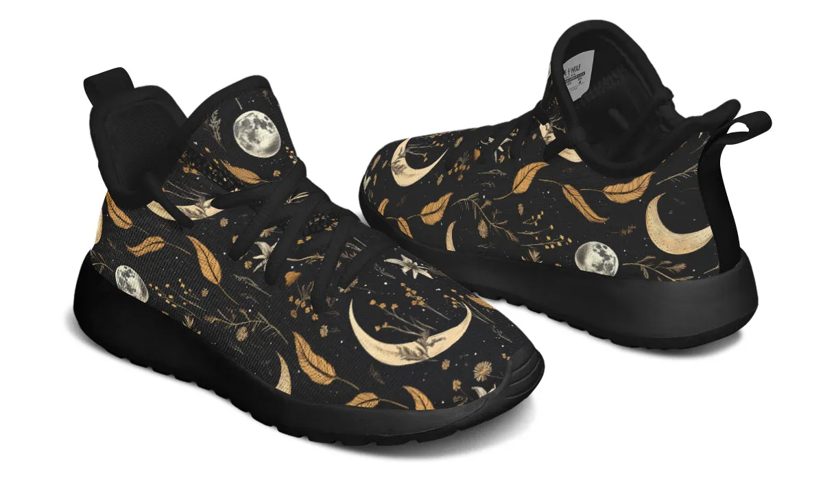 Moonlit Botanica Kids Sneakers - Lightweight Breathable Kids Sneakers with Durable Soles