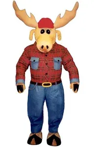 Moose Mascot Costume / Superior Quality / Christmas Moose Costume Rental