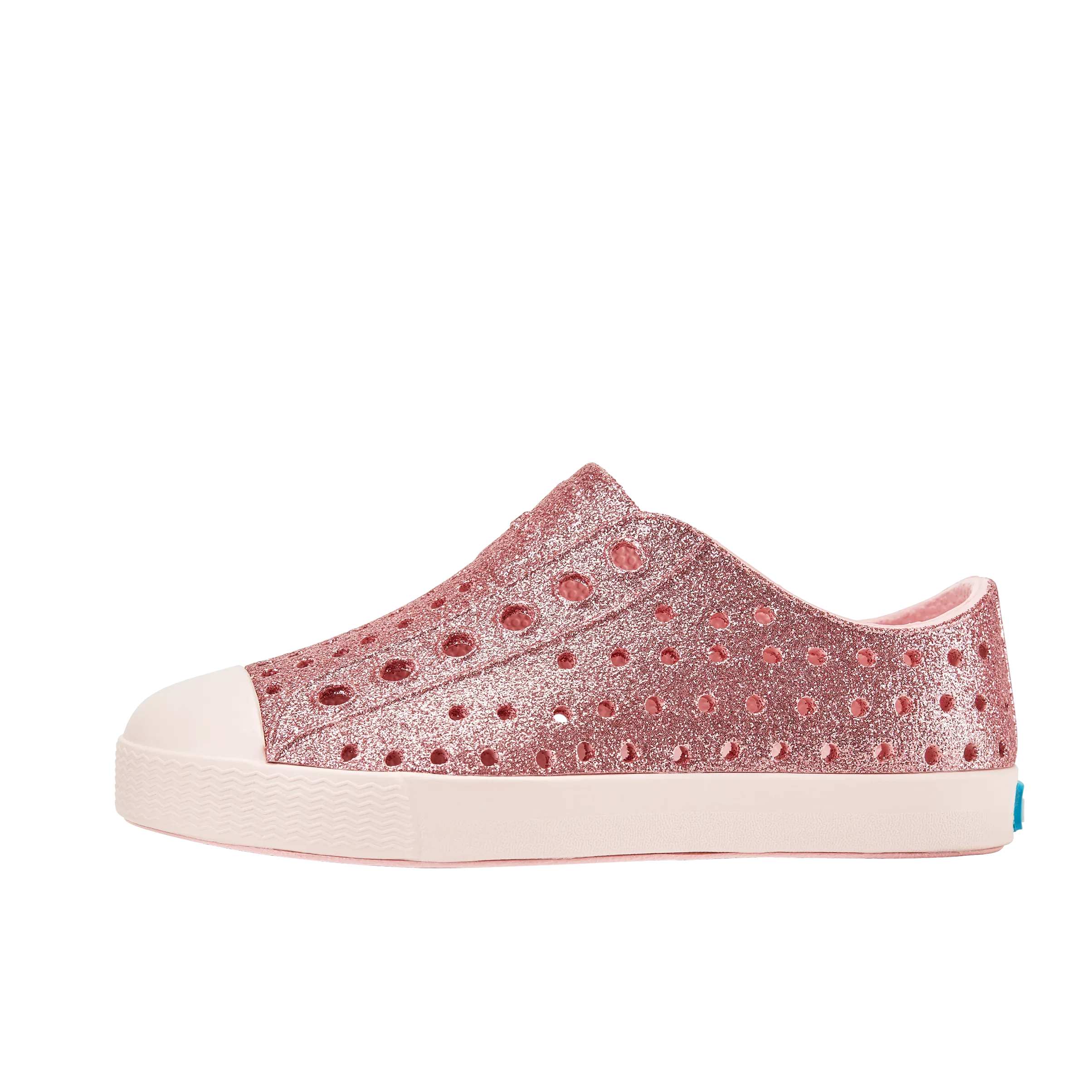 Native Jefferson Bling Shoes - Rose Pink Bling / Dust Pink