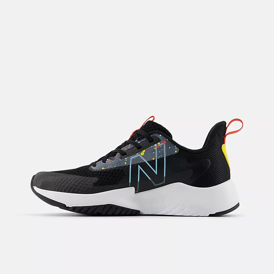 New Balance Black Rave Run Youth Sneaker