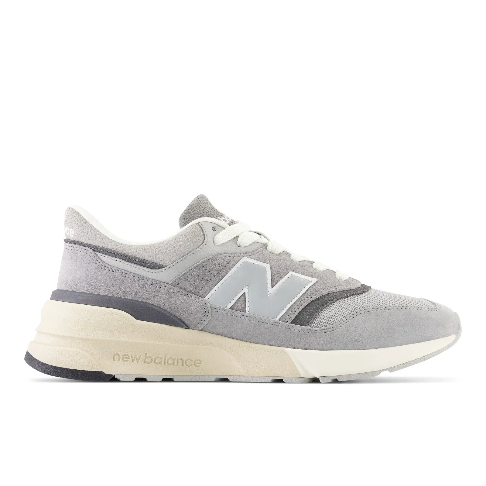 New Balance Men's 997R Shoe in Shadow Grey with Rain Cloud