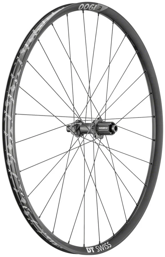 NEW DT Swiss E 1900 Spline 30 Rear Wheel - 29 12 x 142mm Center-Lock HG 11 MTN Black