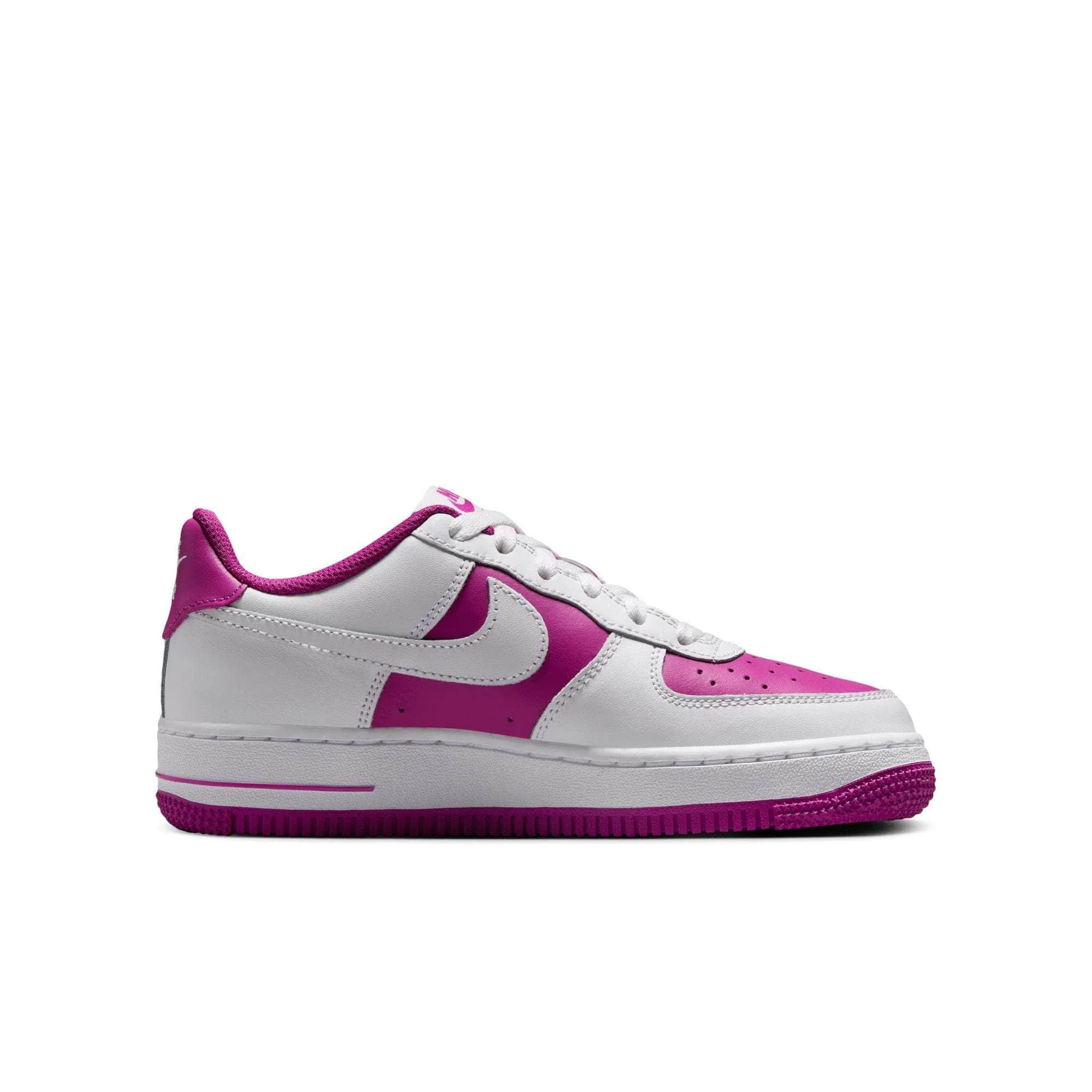 Nike Air Force 1 Low "White Hot Fuchsia" - Boy's GS