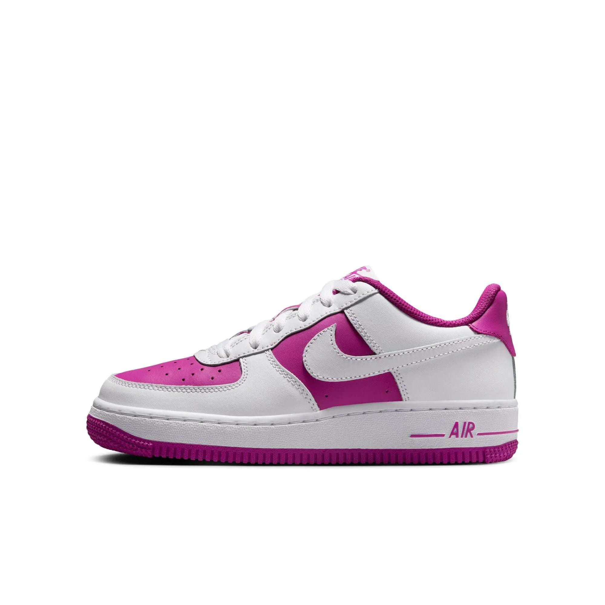 Nike Air Force 1 Low "White Hot Fuchsia" - Boy's GS