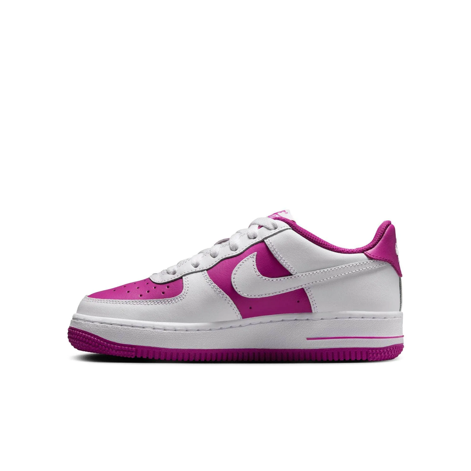 Nike Air Force 1 Low "White Hot Fuchsia" - Boy's GS