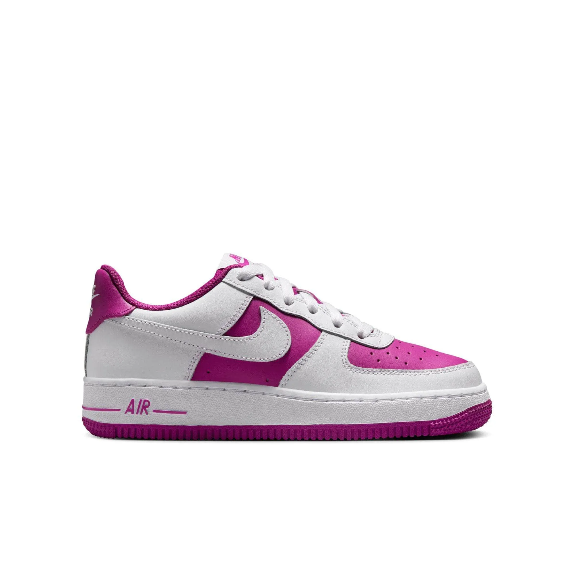 Nike Air Force 1 Low "White Hot Fuchsia" - Boy's GS