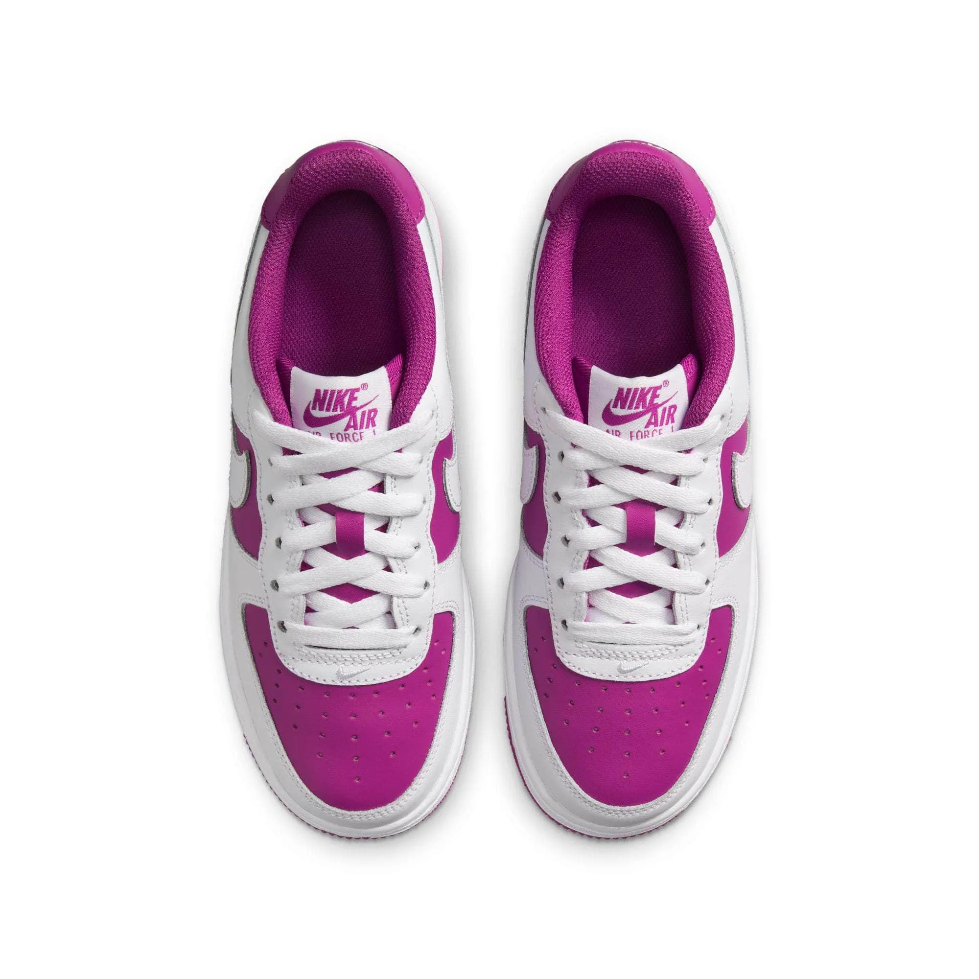 Nike Air Force 1 Low "White Hot Fuchsia" - Boy's GS