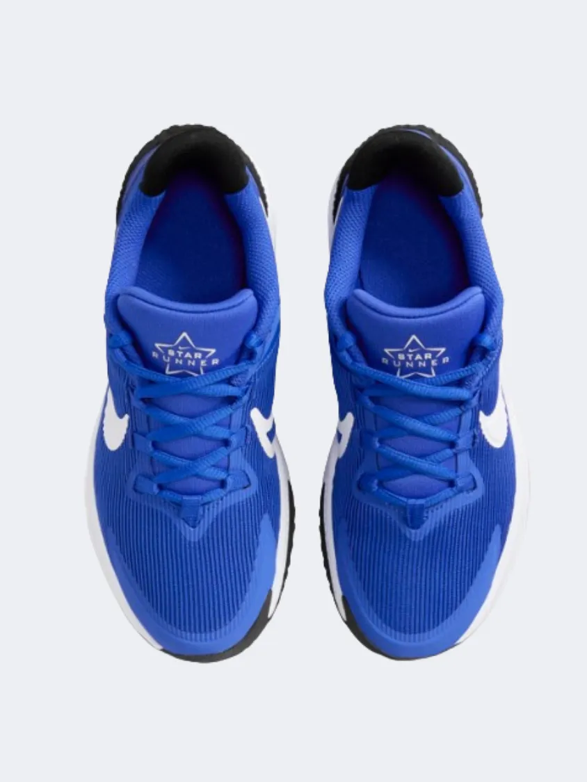 Nike Star Runner 4 Gs Boys Running Shoes Royal/White/Black