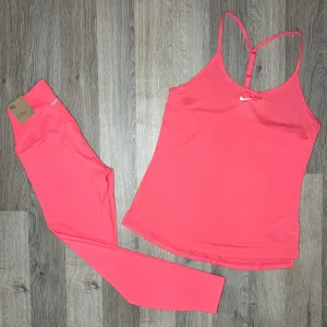 Nike Training Vest / Leggings Set - Pink (Women)