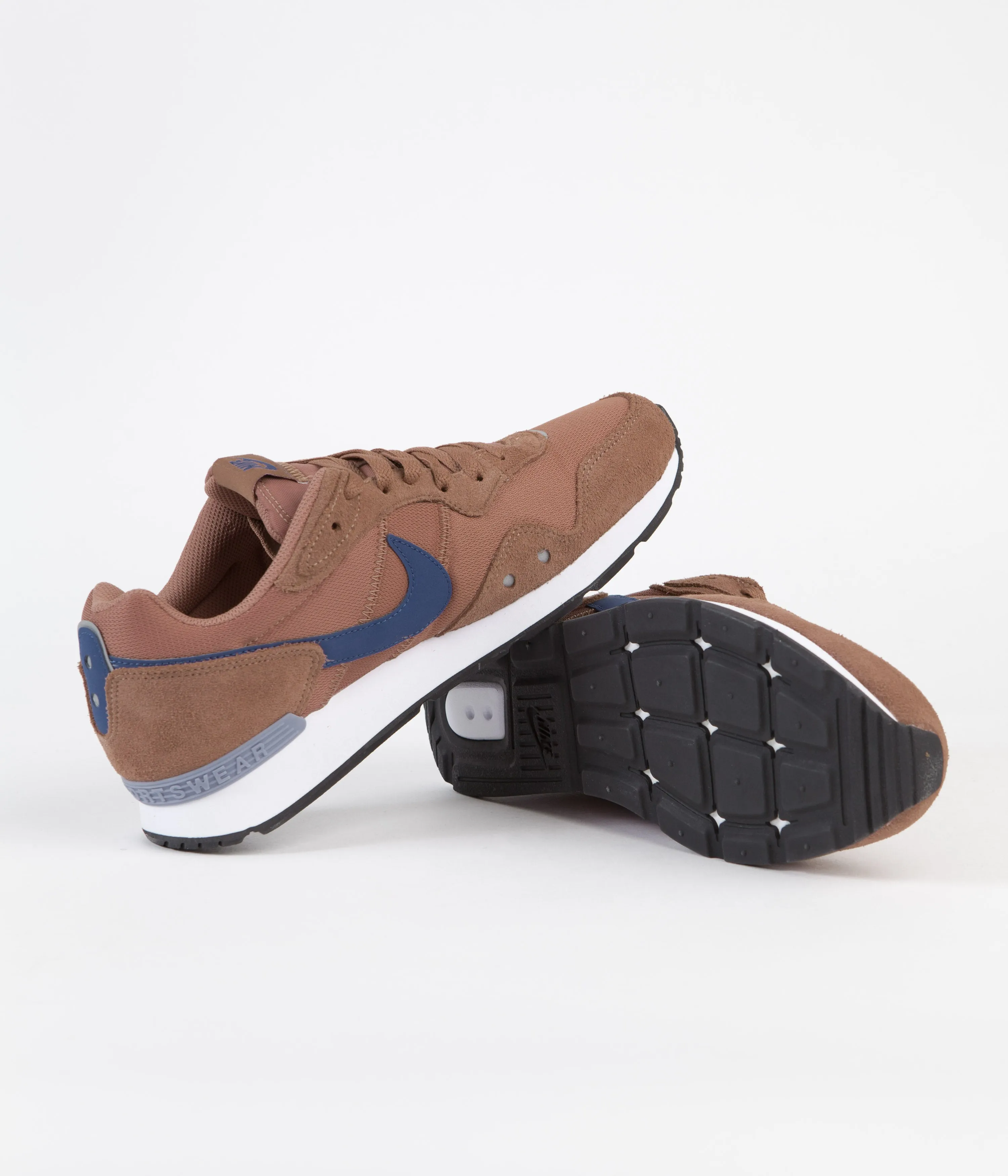 Nike Venture Runner Shoes - Mineral Clay / Mystic Navy - Archaeo Brown