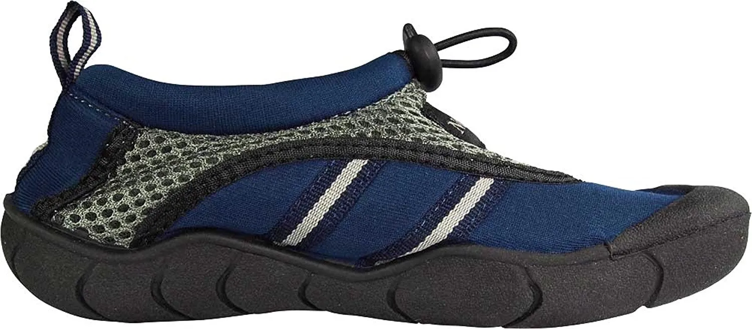 Norty - Young Mens Teens Skeletoe Aqua Wave Water Shoe - Runs 1 Size Small