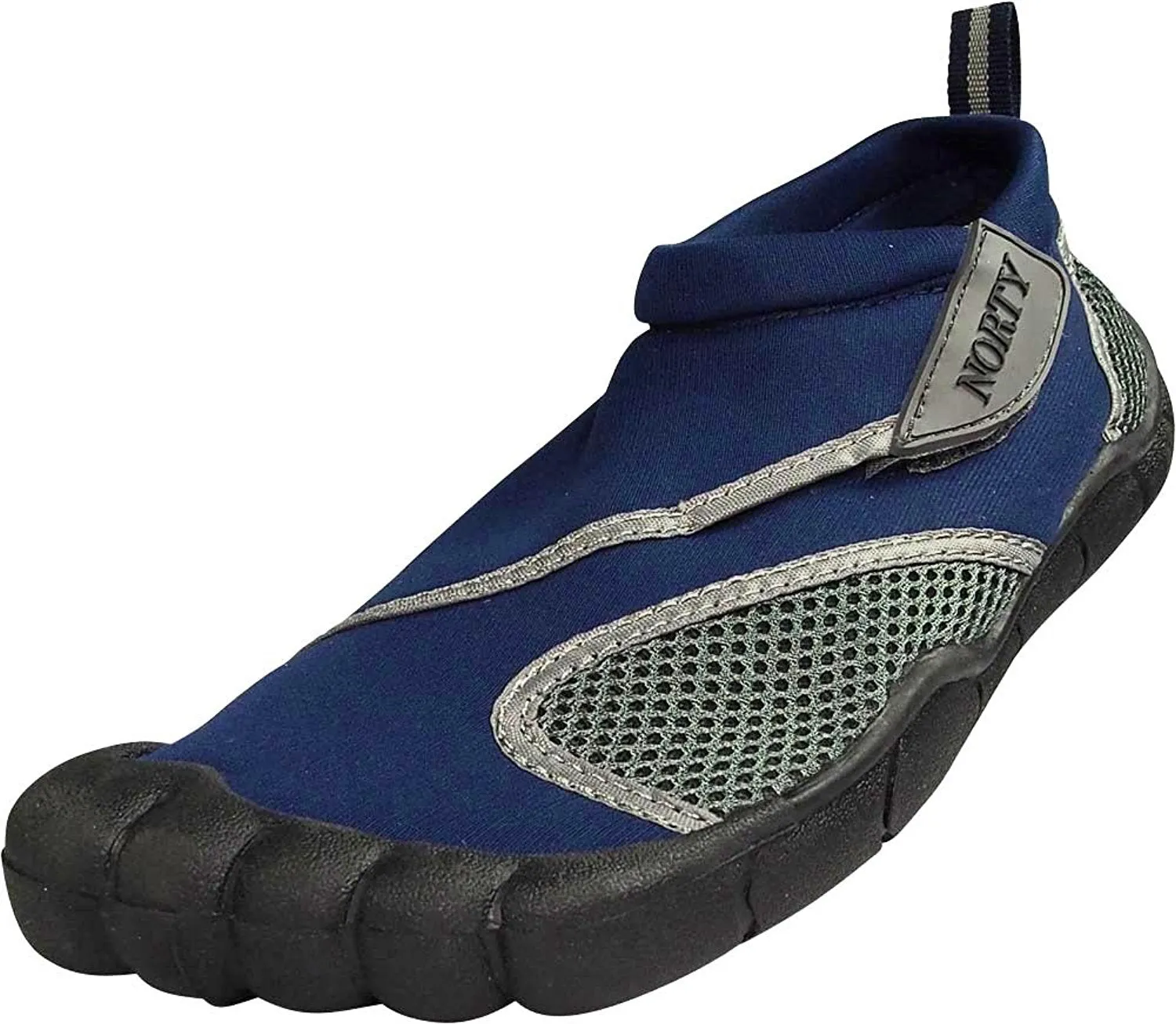 Norty - Young Mens Teens Skeletoe Aqua Wave Water Shoe - Runs 1 Size Small