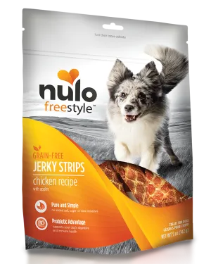 Nulo Freestyle Chicken & Apple Jerky Dog Treats 5oz