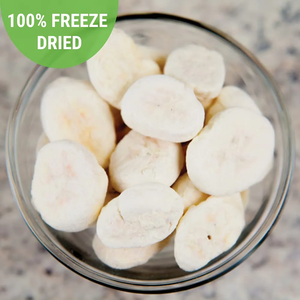 Nutristore Freeze-Dried Bananas #10 Can - 20 Servings