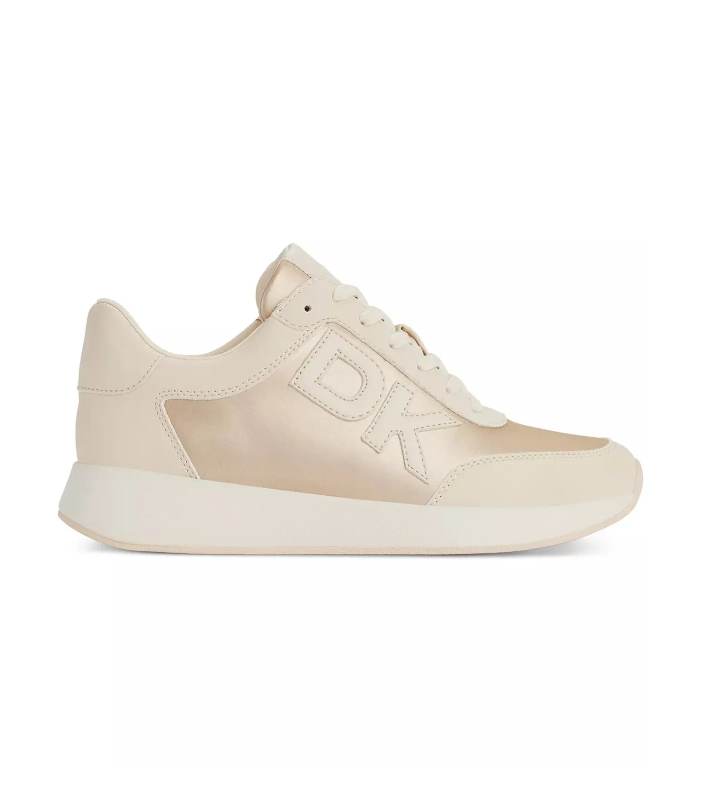 Oaks Logo Lace Up Sneakers Bone