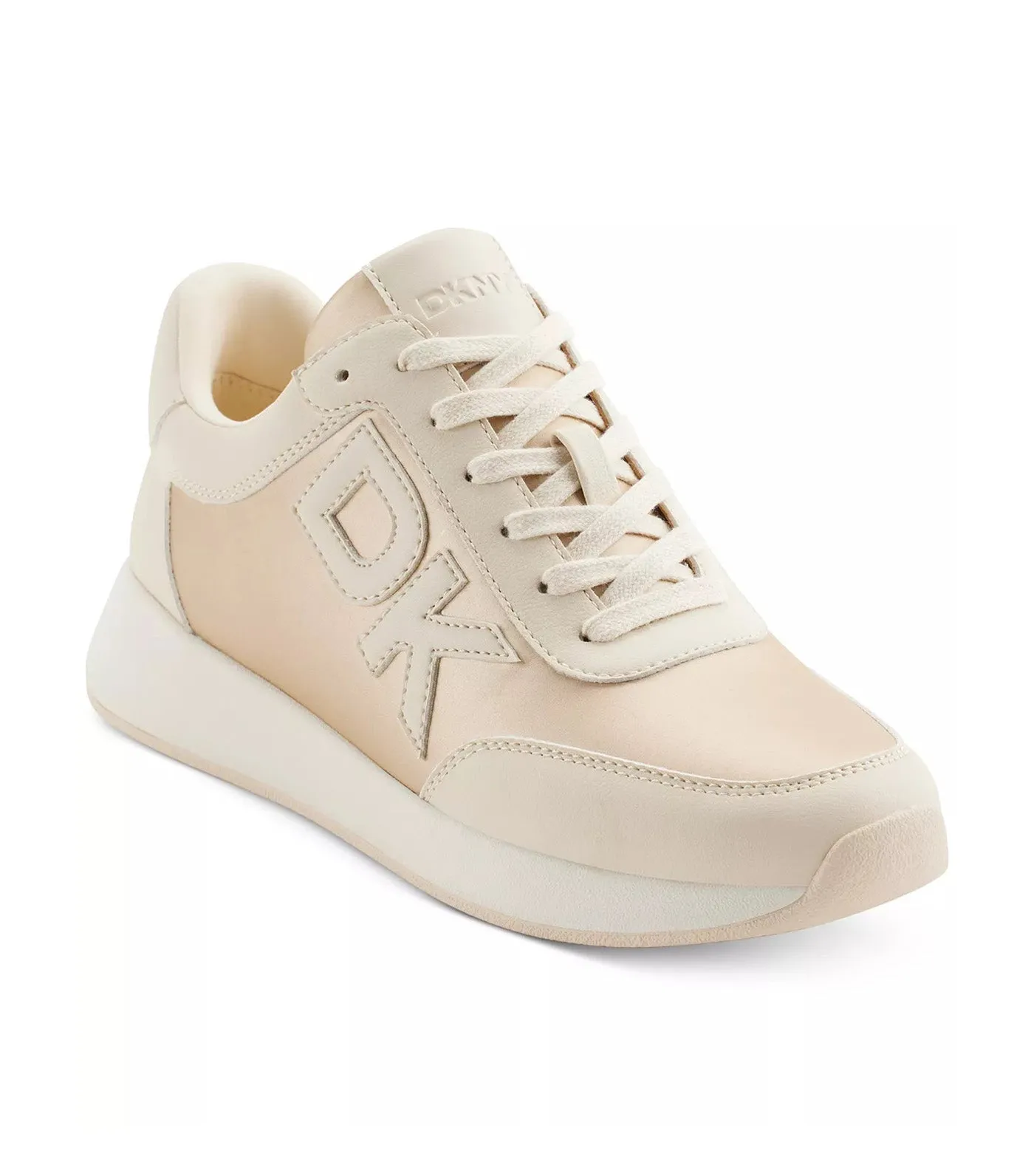 Oaks Logo Lace Up Sneakers Bone