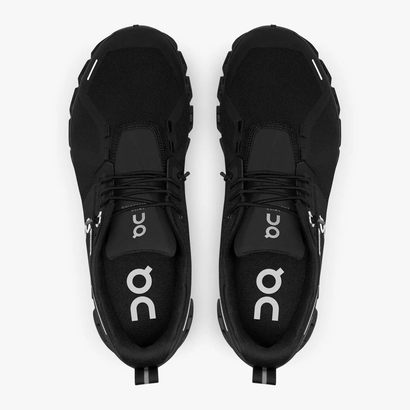 On Men's Cloud 5 Waterproof Running Shoes All Black