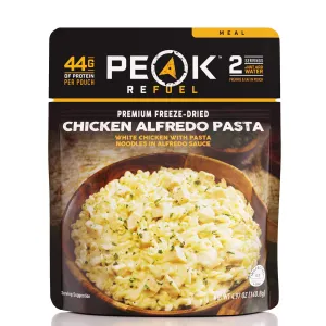 Peak Refuel Freeze-Dried Chicken Alfredo Pasta Pouch - 2 Servings