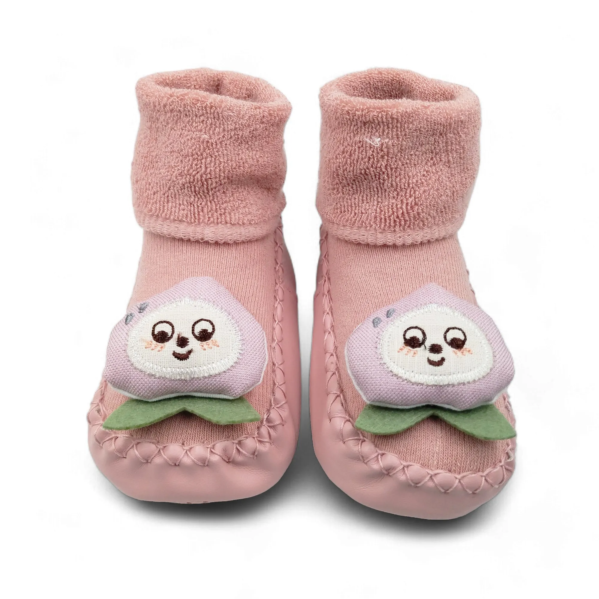 Pink Carrot- Baby Sock Shoes for Infants Babies and Little Kids