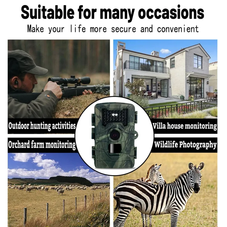 PR2000 2 Inch LCD Screen Infrared Night Vision Wildlife Hunting Trail Camera