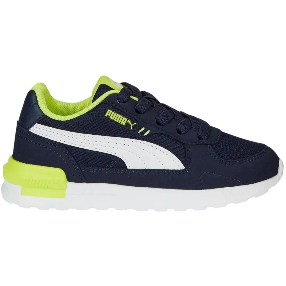 Puma Graviton Ac Ps Kids' Shoes Navy Blue-Green 381988 14 31