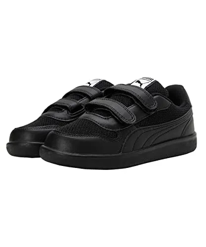 Puma Unisex-Kid -Punch Comfort Jr Black-Black Sneaker - 3UK (39613101)