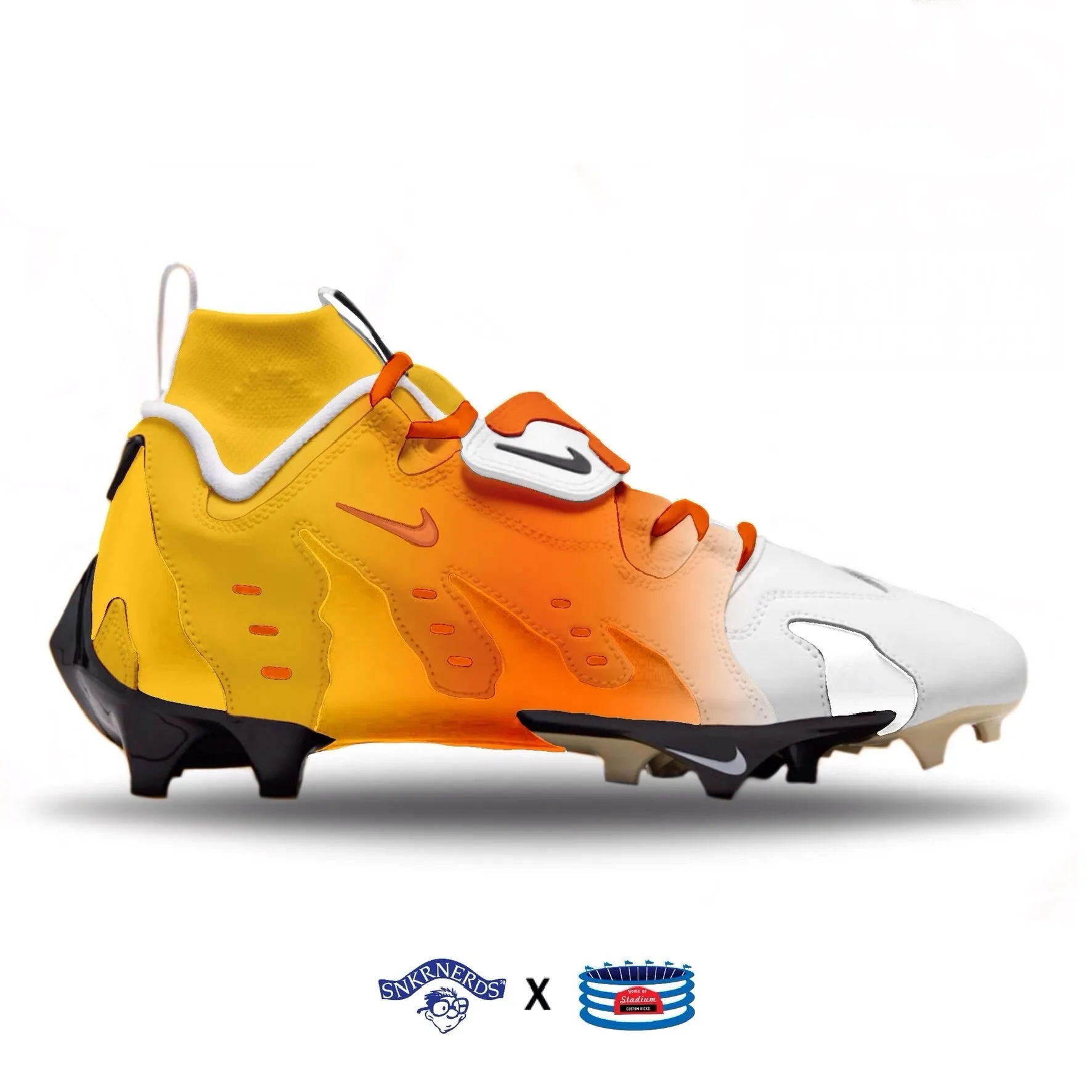 "Candy Corn" Nike Vapor Edge 360 DT 96 'Diamond Turf' Cleats