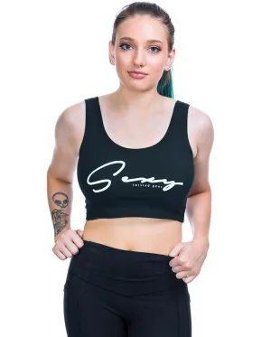 "Sexy" - Women's Nylon Spandex Sports Bra