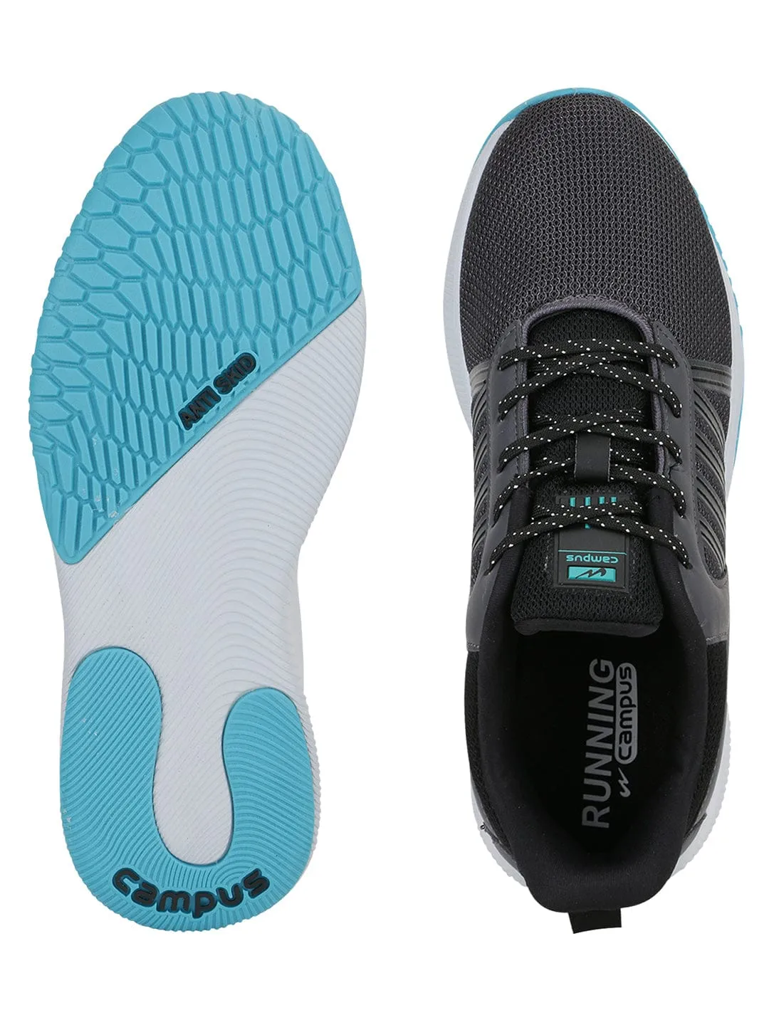 ROC PRO Grey Men's Running Shoes