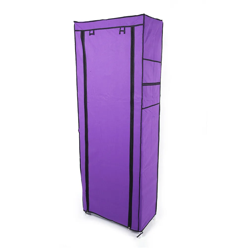 RONSHIN 10-layer Shoe Rack Room-Saving Shoe Cabinet Purple