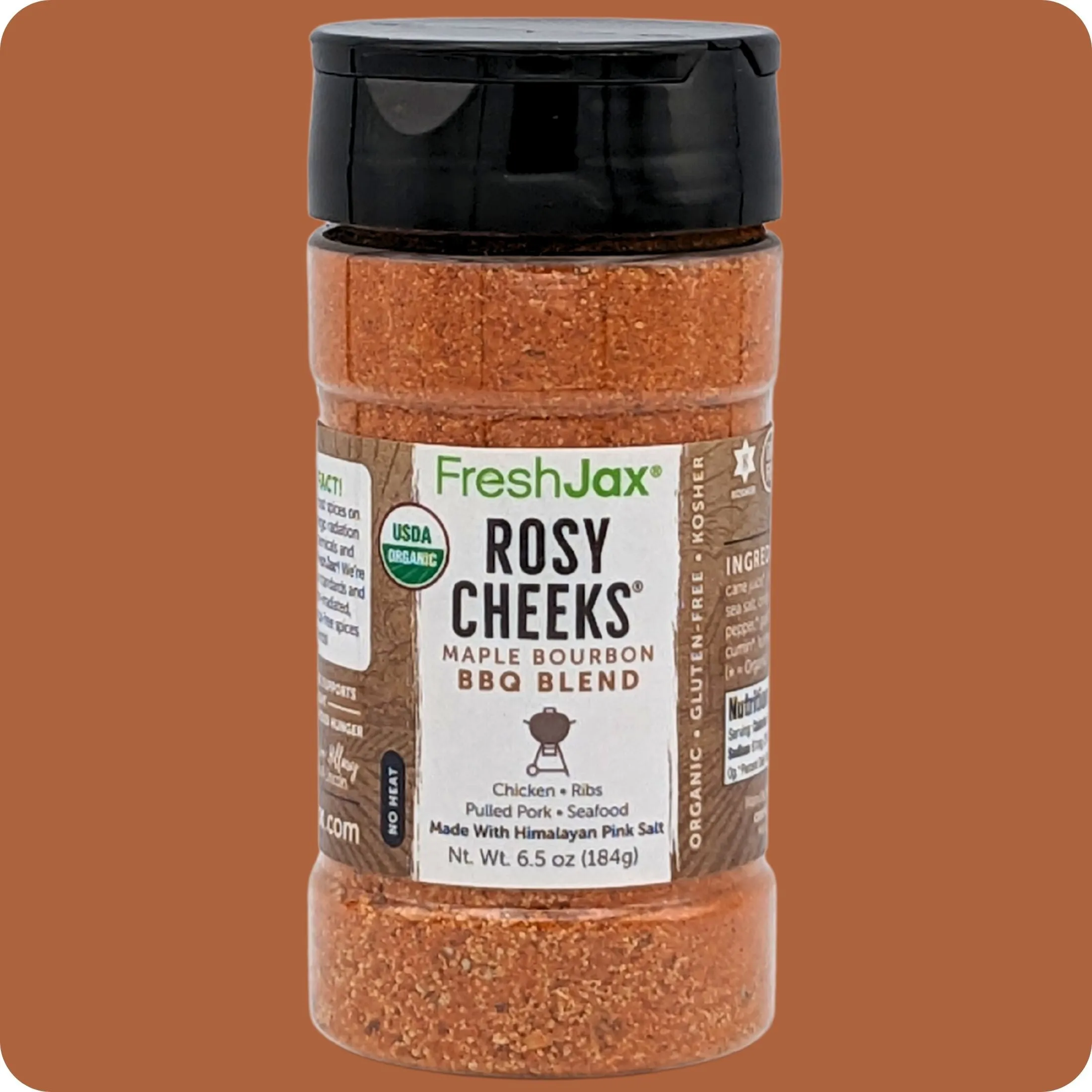 Rosy Cheeks® Maple Bourbon BBQ Seasoning Organic