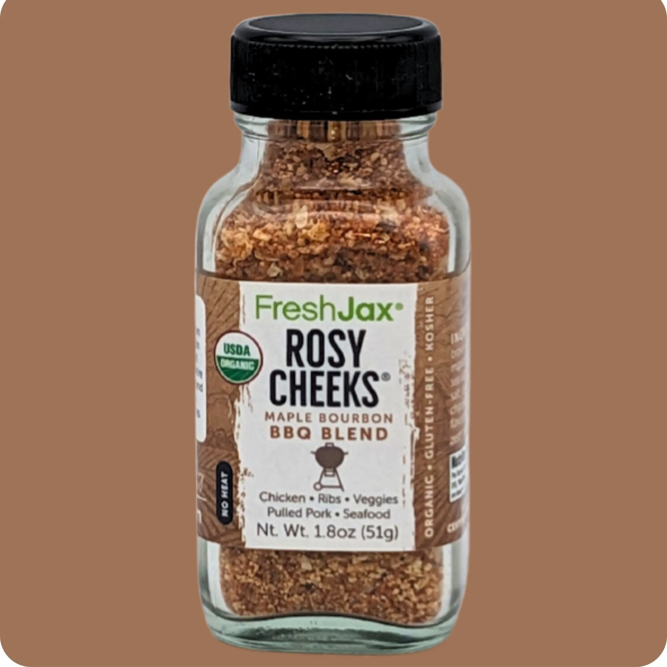 Rosy Cheeks® Maple Bourbon BBQ Seasoning Organic