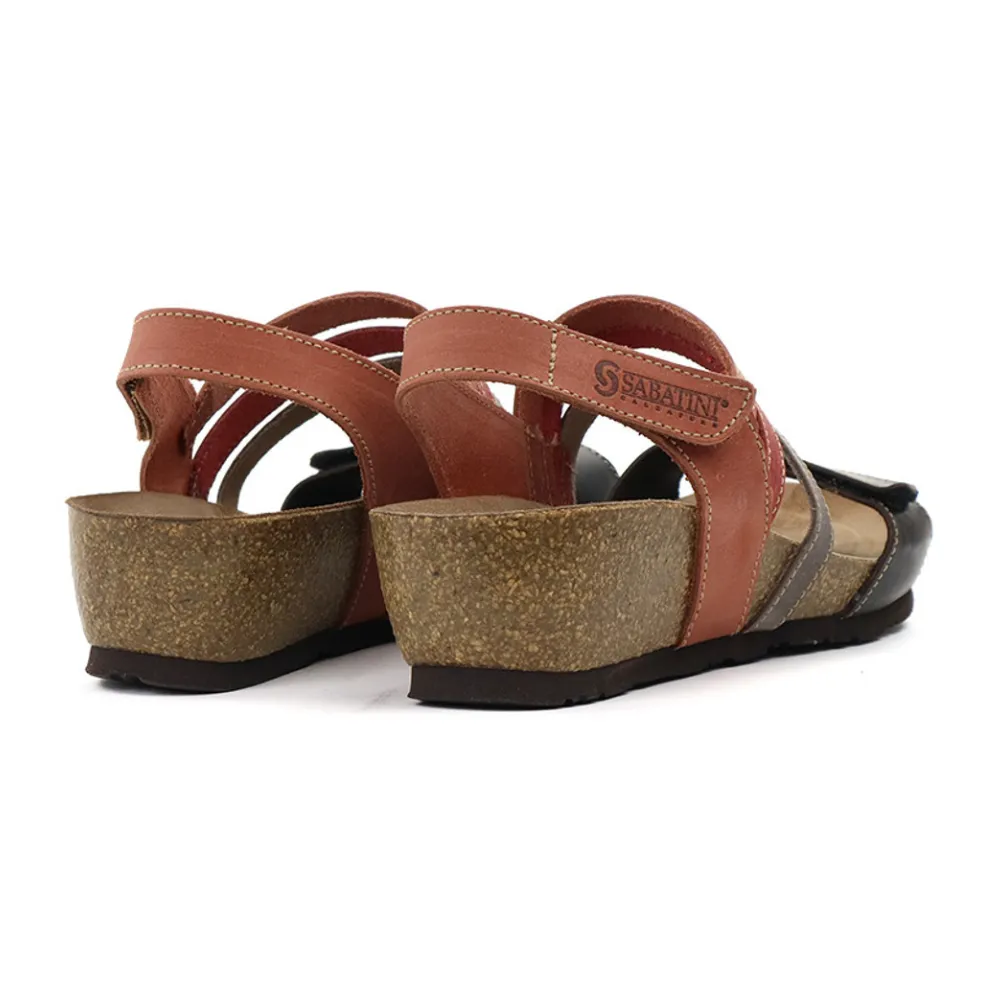 Sabatini Calzature Sloan T Moro/Cotto Sandal (Women's)