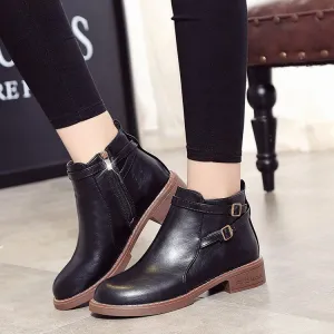 SH365 - Low Heel Ankle Boot