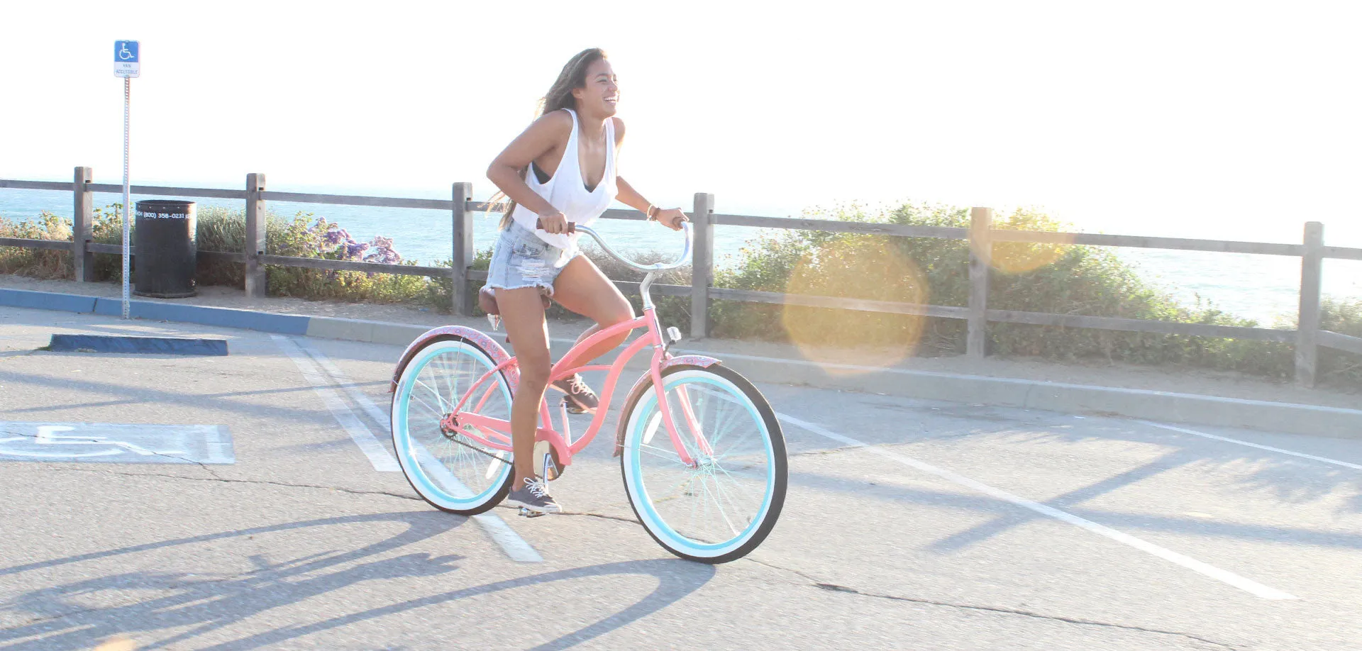 sixthreezero Paisley Single Speed 26" Women's Beach Cruiser Bike