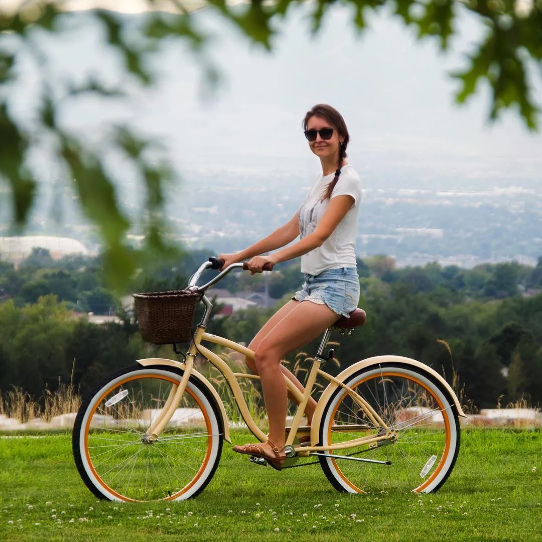 sixthreezero Paisley Single Speed 26" Women's Beach Cruiser Bike