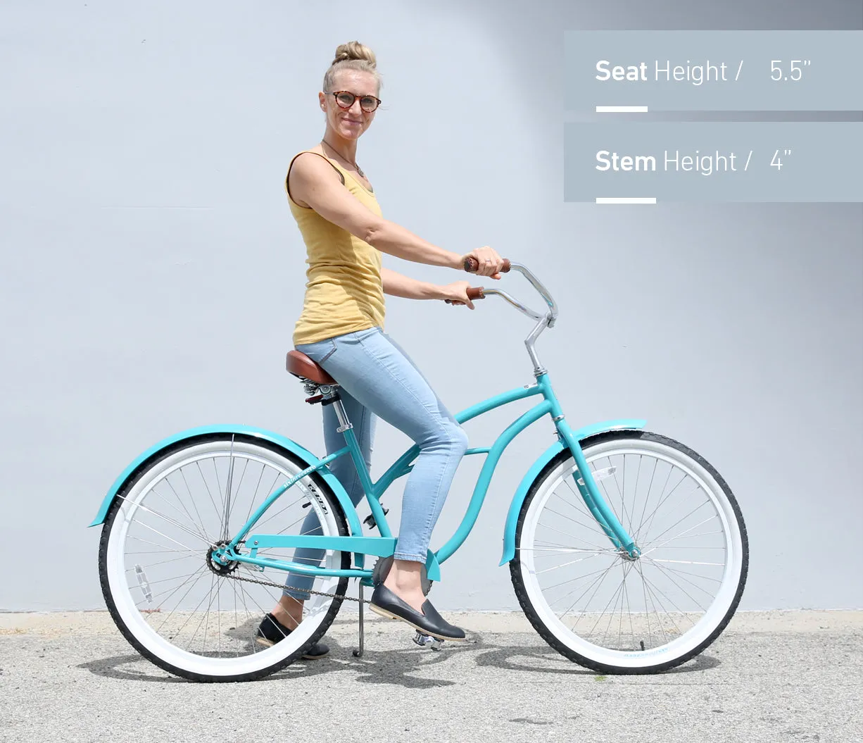 sixthreezero Paisley Single Speed 26" Women's Beach Cruiser Bike