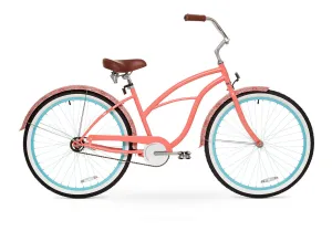 sixthreezero Paisley Single Speed 26" Women's Beach Cruiser Bike