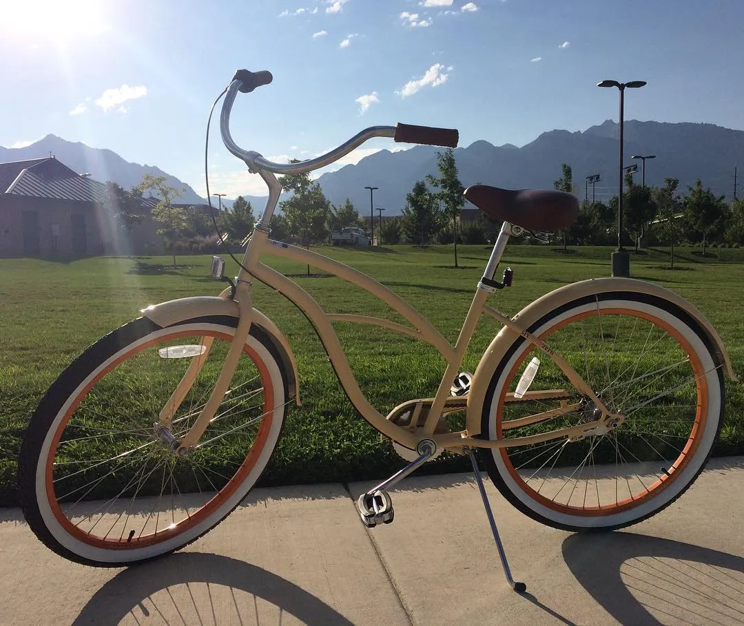 sixthreezero Paisley Single Speed 26" Women's Beach Cruiser Bike