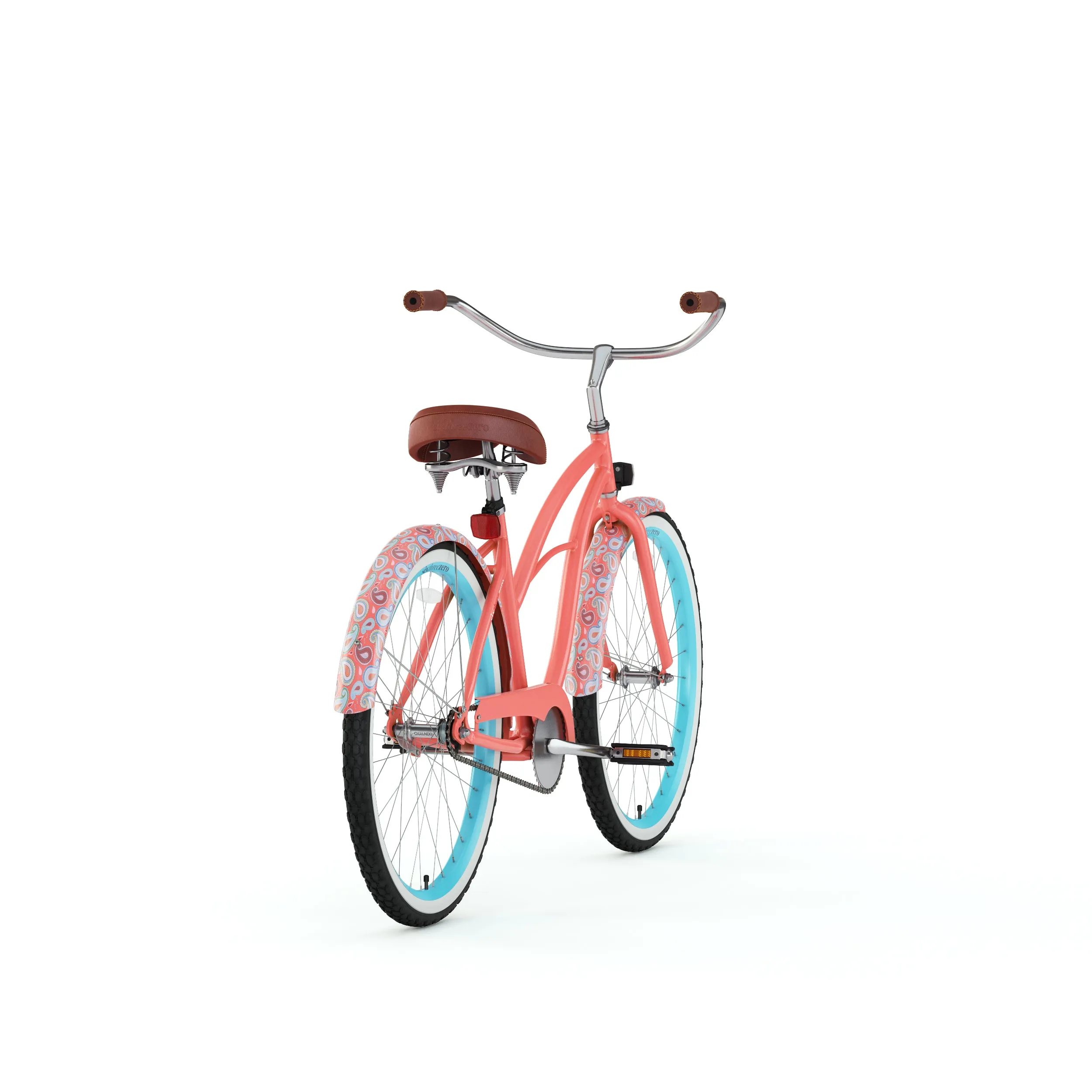 sixthreezero Paisley Single Speed 26" Women's Beach Cruiser Bike