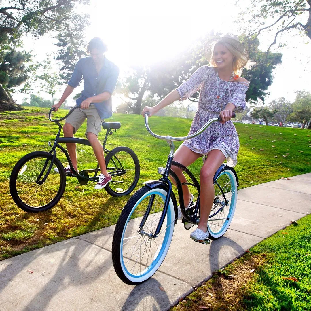 sixthreezero Paisley Single Speed 26" Women's Beach Cruiser Bike