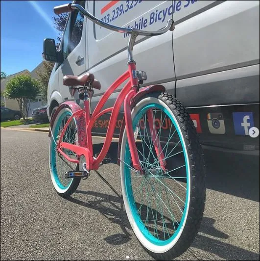 sixthreezero Paisley Single Speed 26" Women's Beach Cruiser Bike