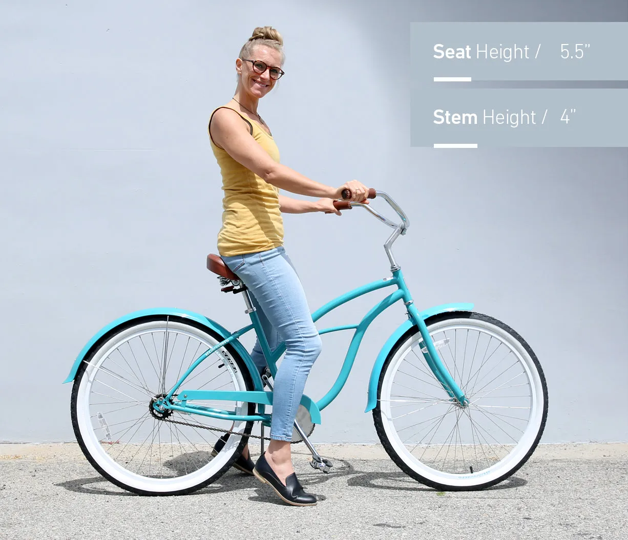 sixthreezero Paisley Single Speed 26" Women's Beach Cruiser Bike