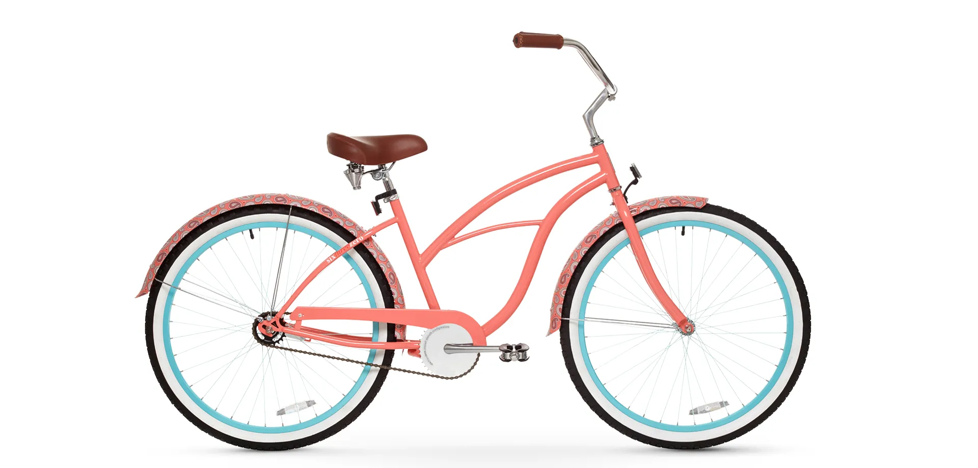 sixthreezero Paisley Single Speed 26" Women's Beach Cruiser Bike