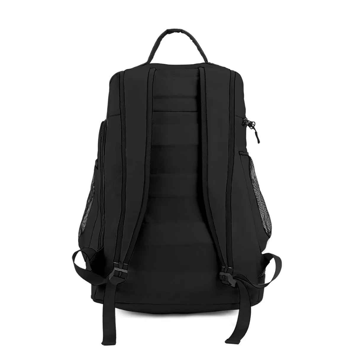 Sixty Eight 93 Logo White Black Multifunctional Oxford Backpack