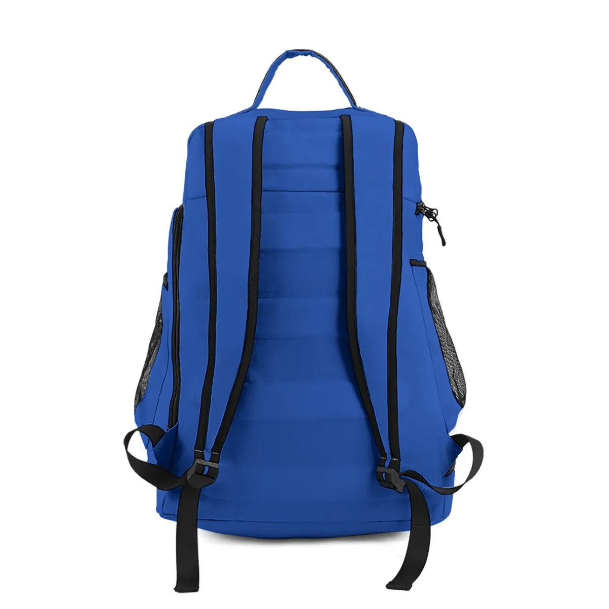 Sixty Eight 93 Logo White Blue Multifunctional Oxford Backpack